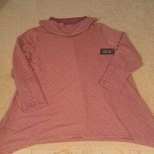 2X NEW YORK LAUNDRY COWL NECK TOP